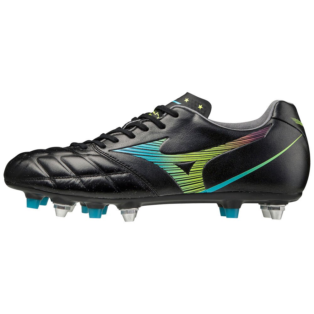 Damske Kopačky Mizuno Rebula Cup Japan Mix Čierne/Modre Tyrkysové Vypredaj KNDW02567